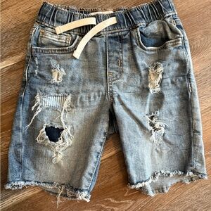 Old Navy Boys Jean Denim Stretch Shorts Size Small (6/7)
